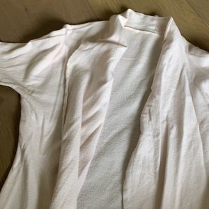 Luved Clothing ivory unstructured jacket/sweater.